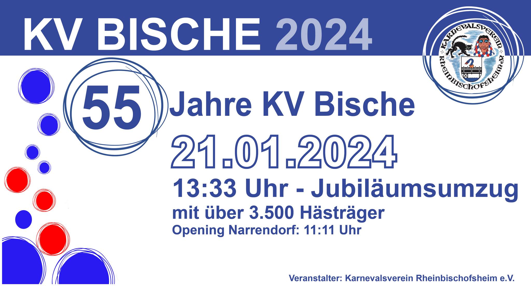 55 Jahre KV Bische Jubiläumsumzug