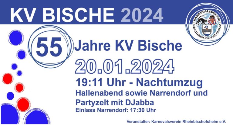 55 Jahre KV Bische Nachtumzug