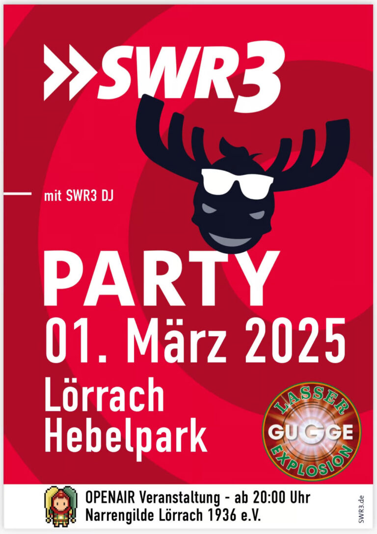 SWR3 Party bei der Lasser-Guggen-Explosion